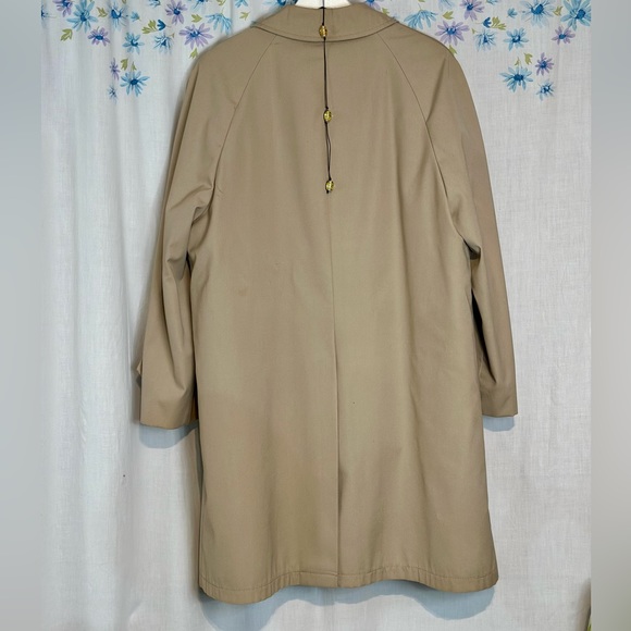 VINTAGE TRENCH COAT by Outerwear from Sears Mens Sz 42 LINER - Tan - Picture 2 of 15